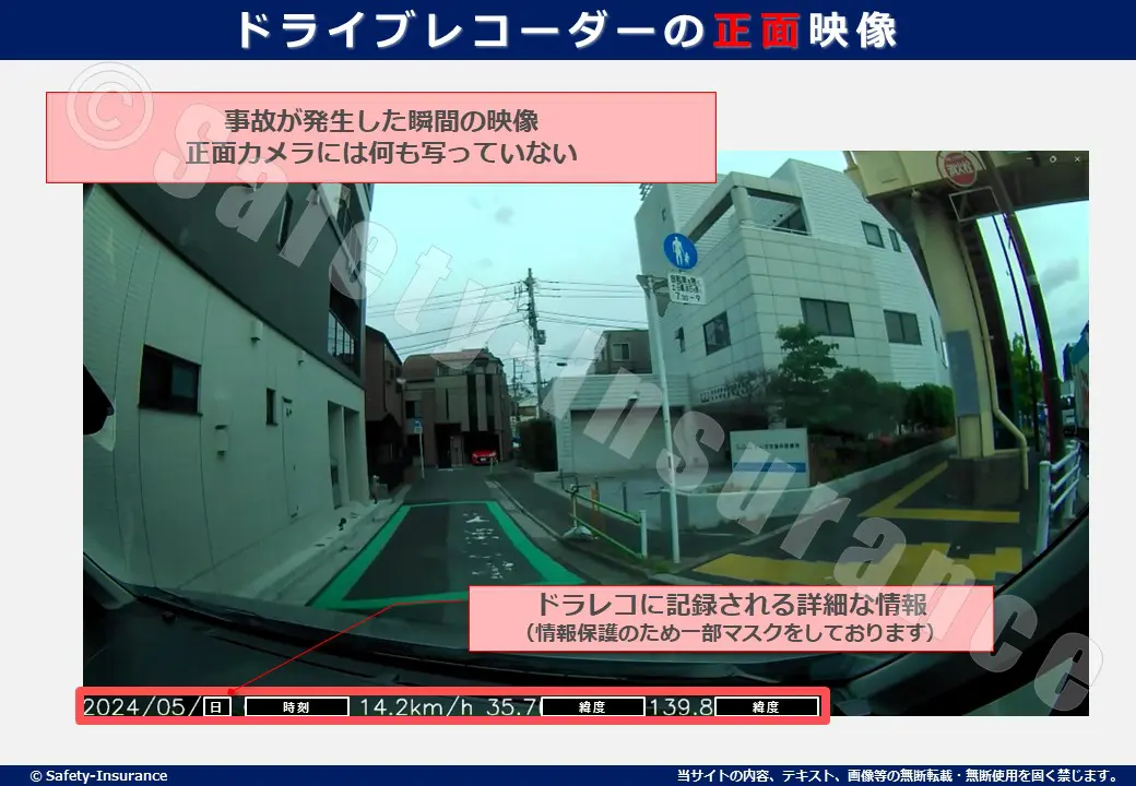 人身事故をドラレコ画像でご報告。個人も法人もドライブレコーダーは必須の時代に！ | 葛飾区亀有の頼れる保険代理店セフティー